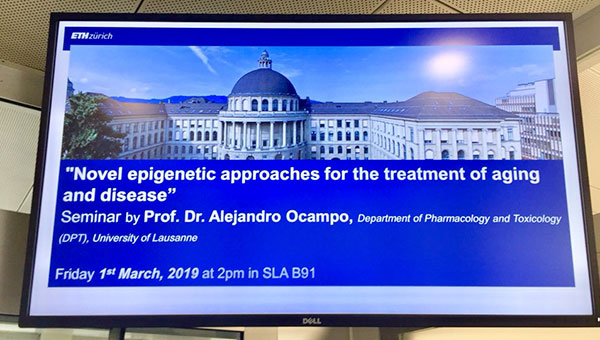Alex presents at ETH Zurich